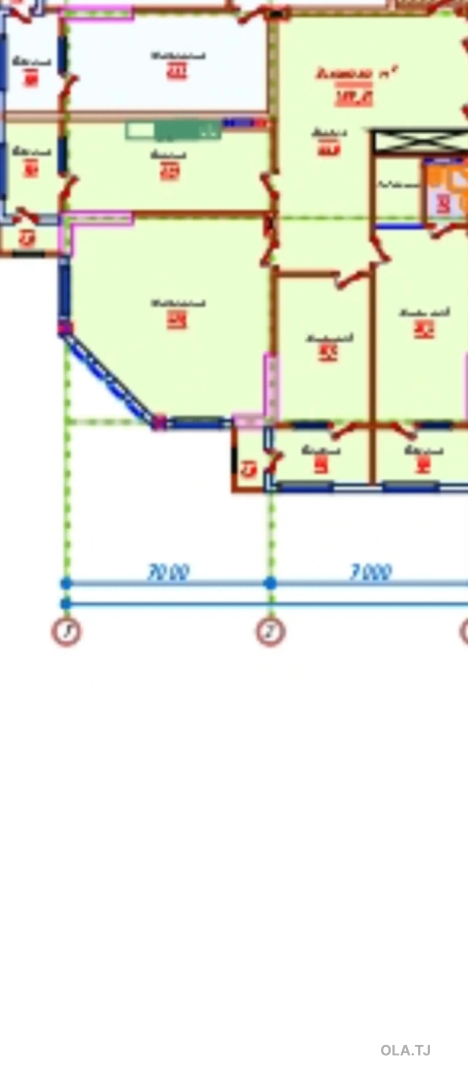 3 комнатная квартира, 9 этаж, 189 м²