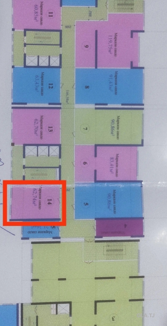 Помещение под магазин / салон, 63м², Фирдавси