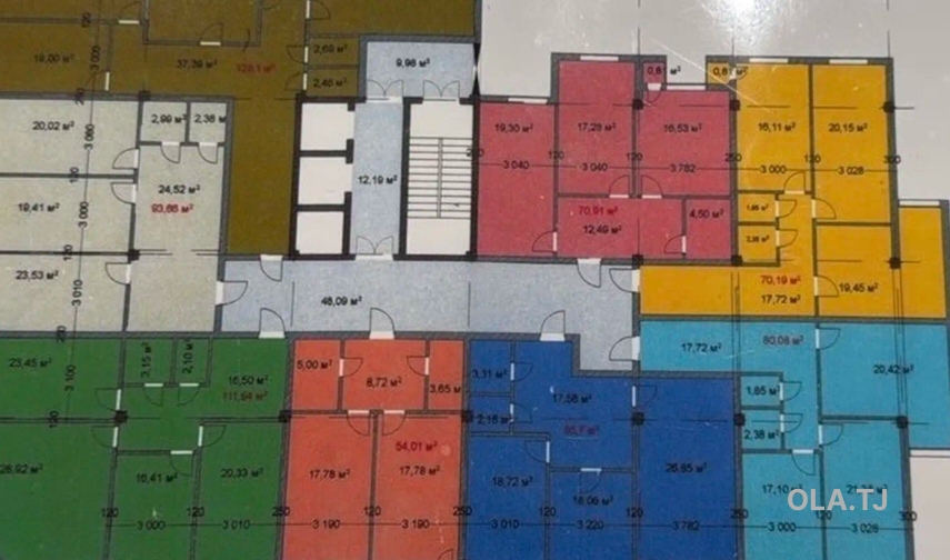 6 комнатная квартира, 6 этаж, 222 м²