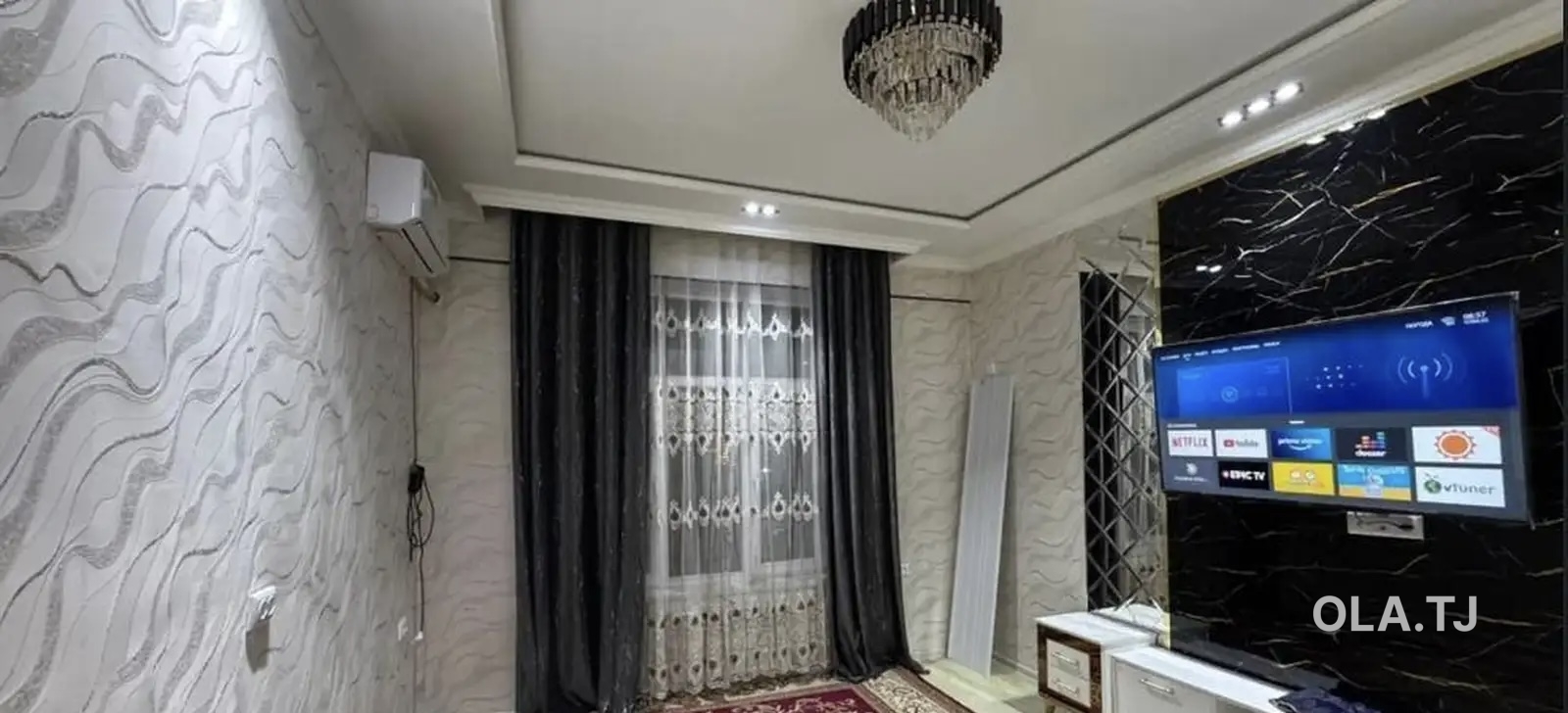 2 комнатная квартира, 9 этаж, 55 м²