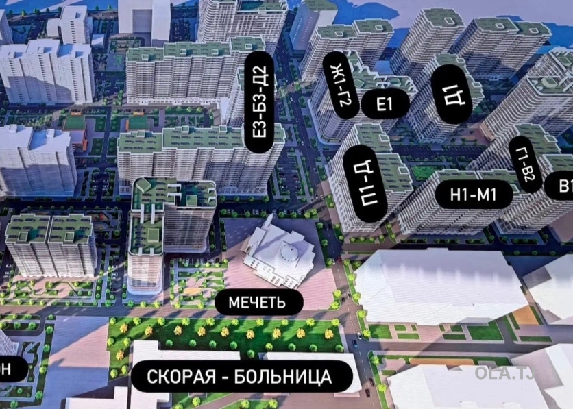 2 комнатная квартира, 3 этаж, 67 м²