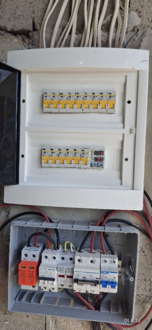 Установка солнечной панели