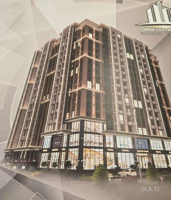 3 комнатная квартира, 3 этаж, 106 м²