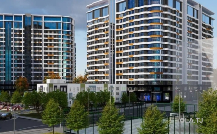 2 комнатная квартира, 9 этаж, 72 м²