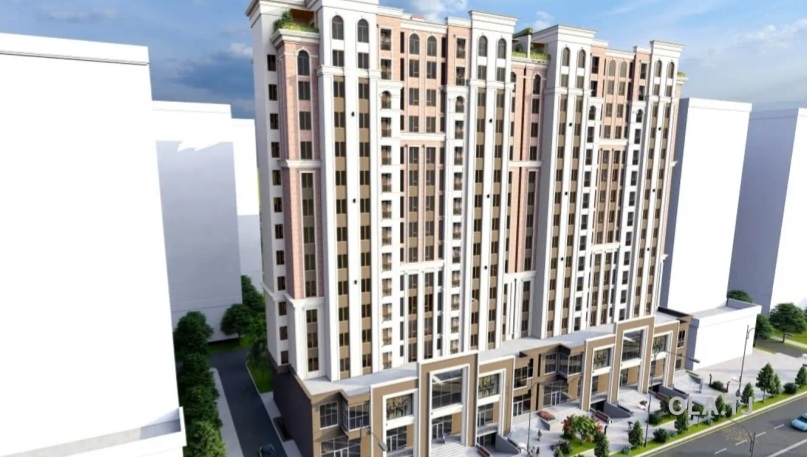 1 комнатная квартира, 12 этаж, 44 м²