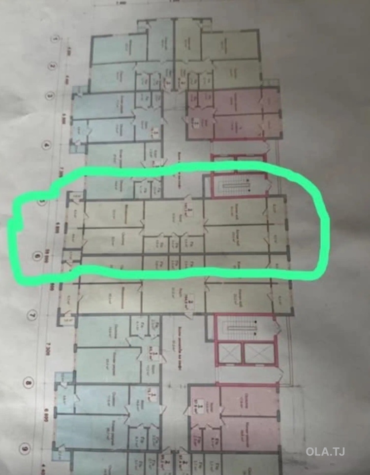 4 комнатная квартира, 6, 186 м²