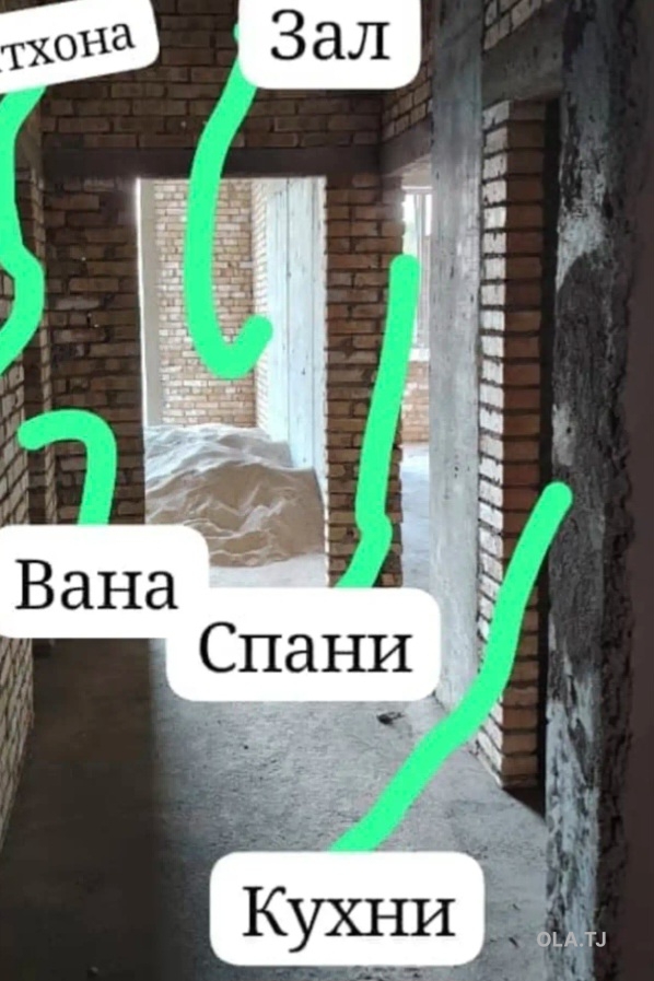 1 комнатная квартира, 2 этаж,