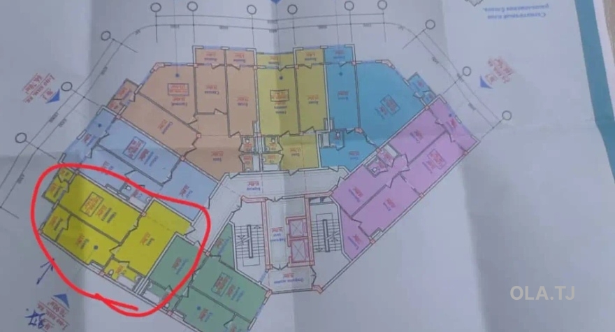 2 комнатная квартира, 11 этаж, 70 м²