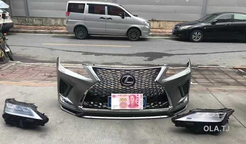 Бампер и фары Lexus RX год 2020