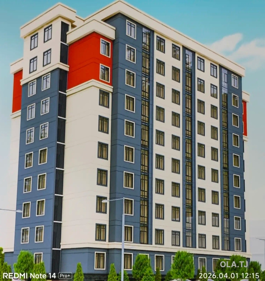 1 комнатная квартира, 2 этаж, 44 м²