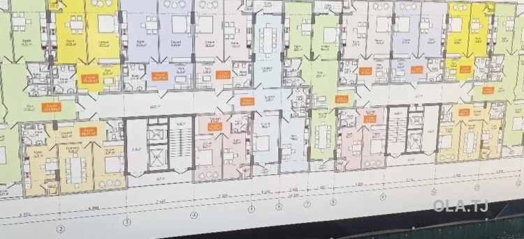 1 комнатная квартира, 5 этаж, 66 м²
