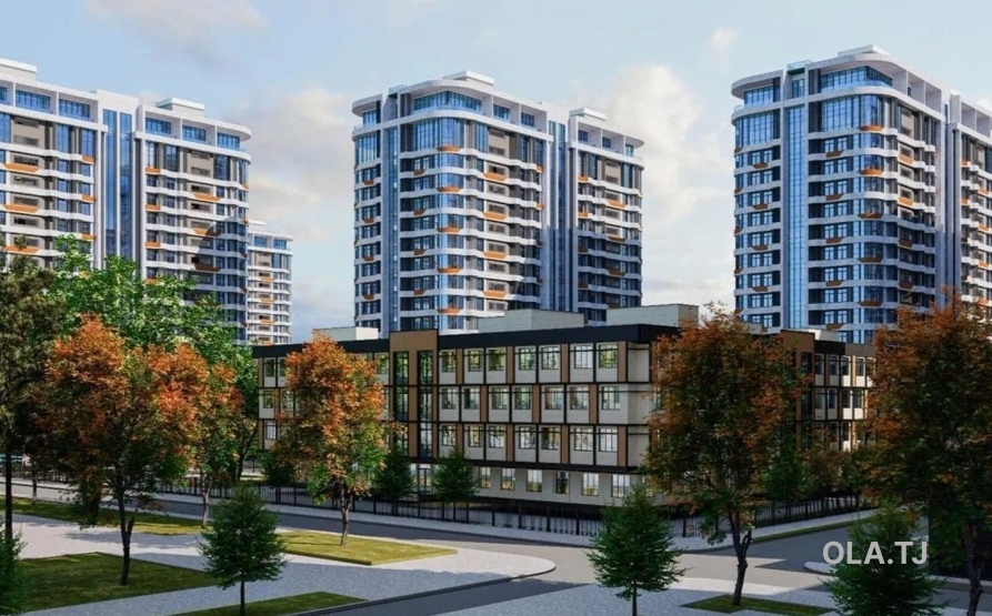1 комнатная квартира, 12 этаж, 53 м²