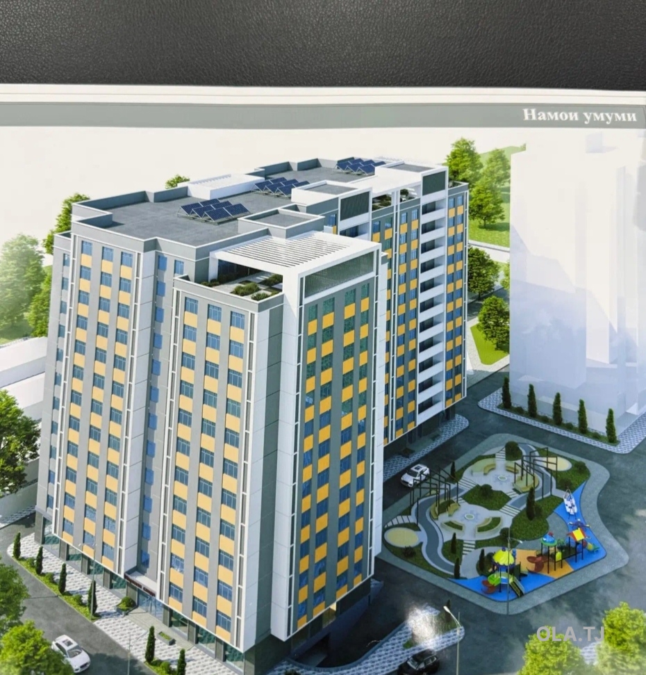 1 комнатная квартира, 8 этаж, 53 м²