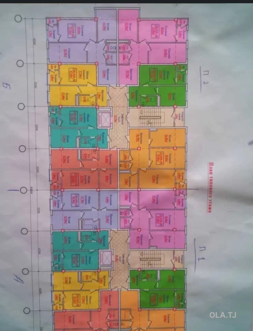 2 комнатная квартира, 2 этаж, 85 м²