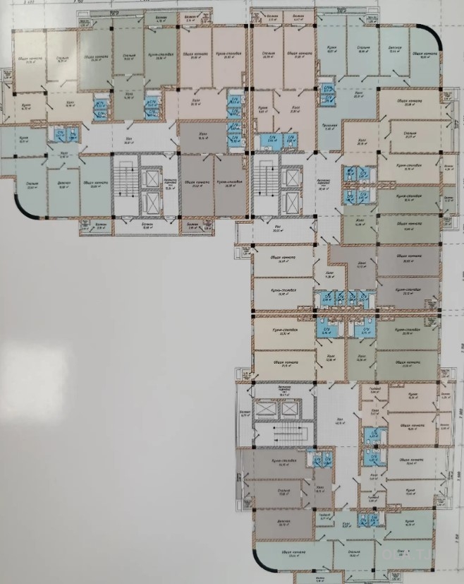 1 комнатная квартира, 11 этаж, 69 м²