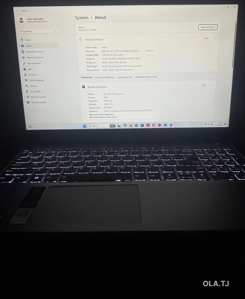 Ноутбук Lenovo IdeaPad 3