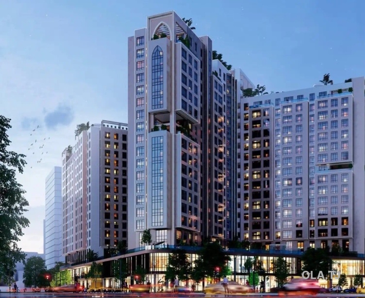 5 комнатная квартира, 19 этаж, 184 м²