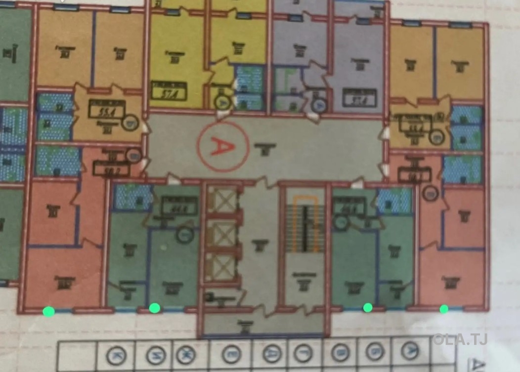 1 комнатная квартира, 4 этаж, 44 м²