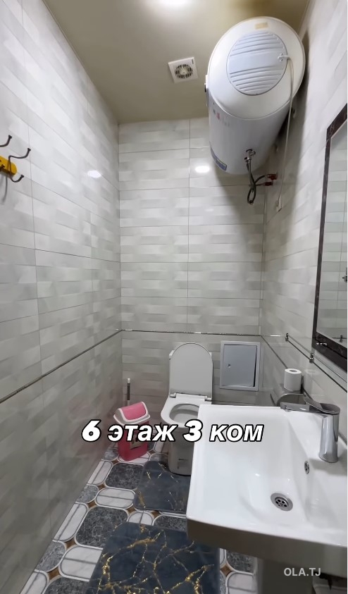 3 комнатная квартира, 6 этаж, 120 м²