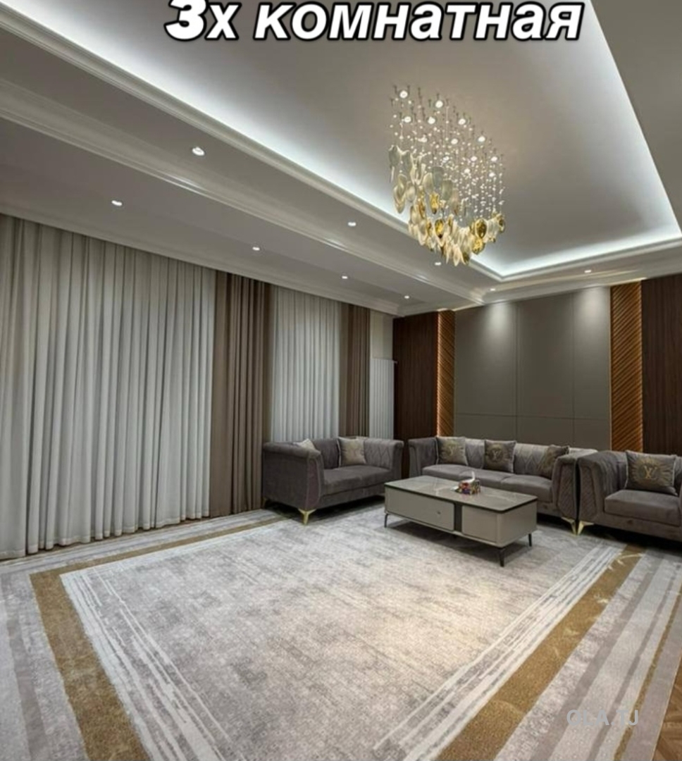 3 комнатная квартира, 16 этаж, 120 м²