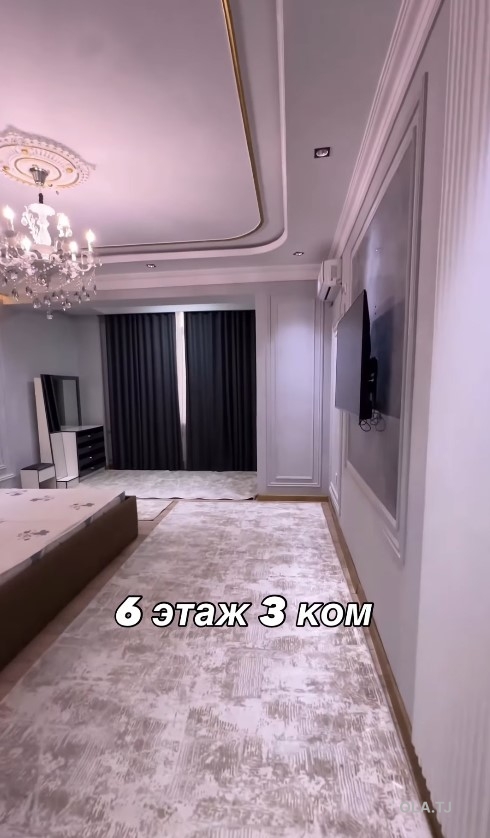 3 комнатная квартира, 6 этаж, 120 м²