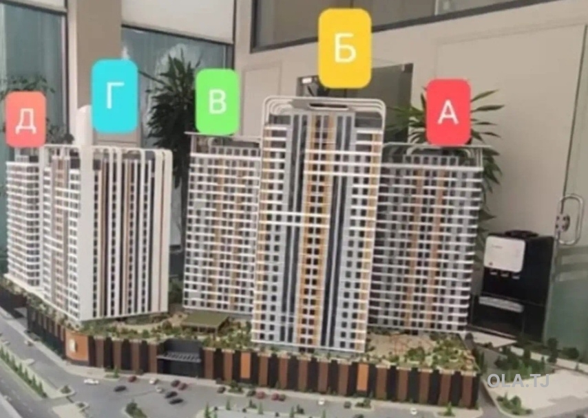 2 комнатная квартира, 10 этаж, 76 м²
