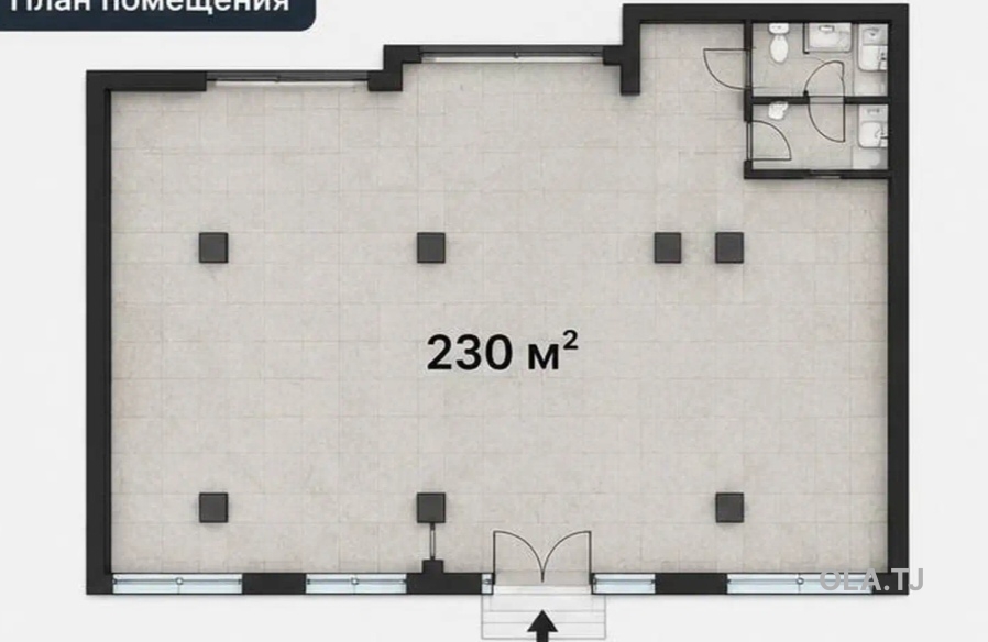 Офис в аренду, В бизнес-центре, 225 м²