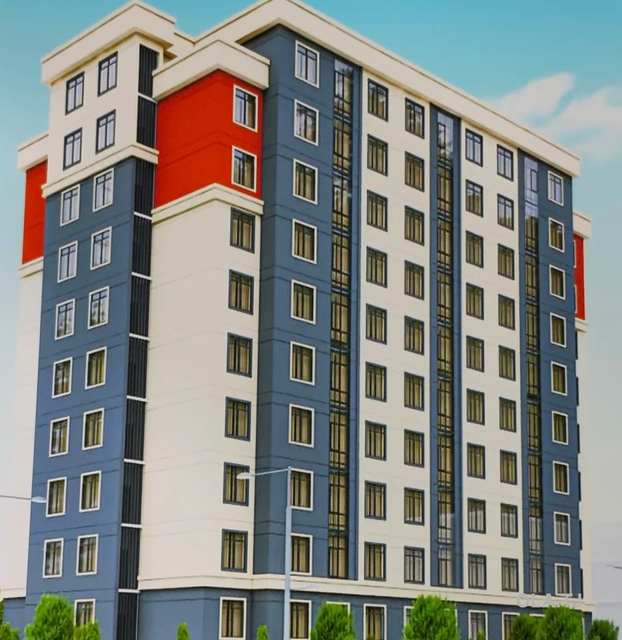 1 комнатная квартира, 2 этаж, 44 м²