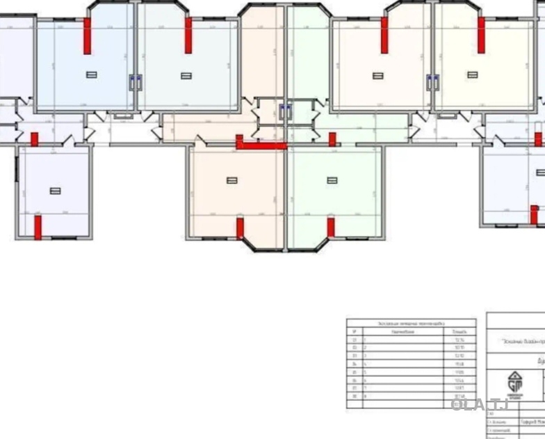 2 комнатная квартира, 12 этаж, 84 м²