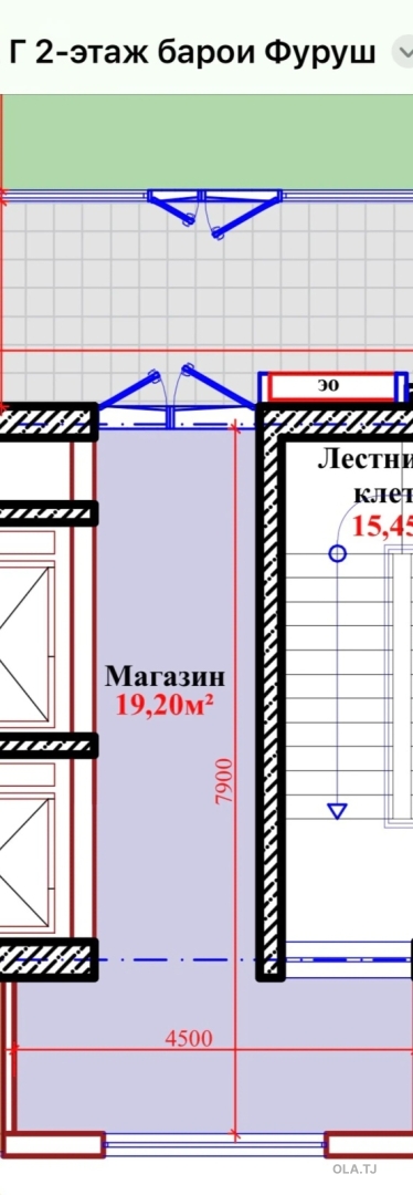 Помещение под магазин / салон, 79м², Сангак Сафаров