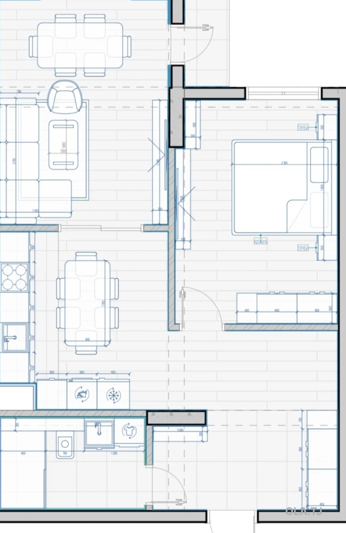 1 комнатная квартира, 4 этаж, 62 м²