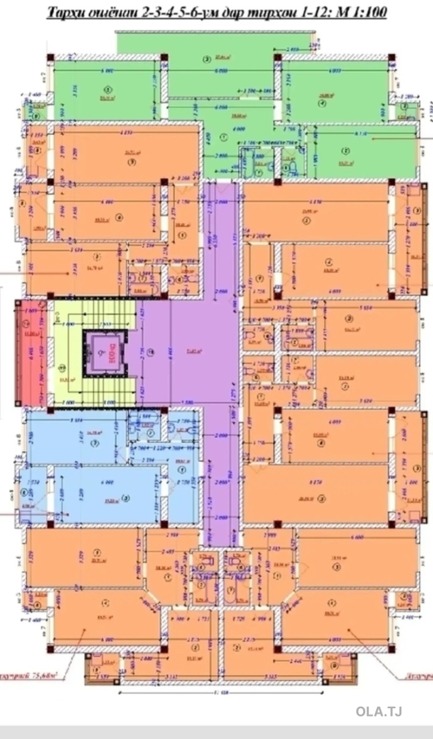 2 комнатная квартира, 8 этаж,