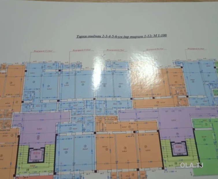 2 комнатная квартира, 3 этаж, 79 м²