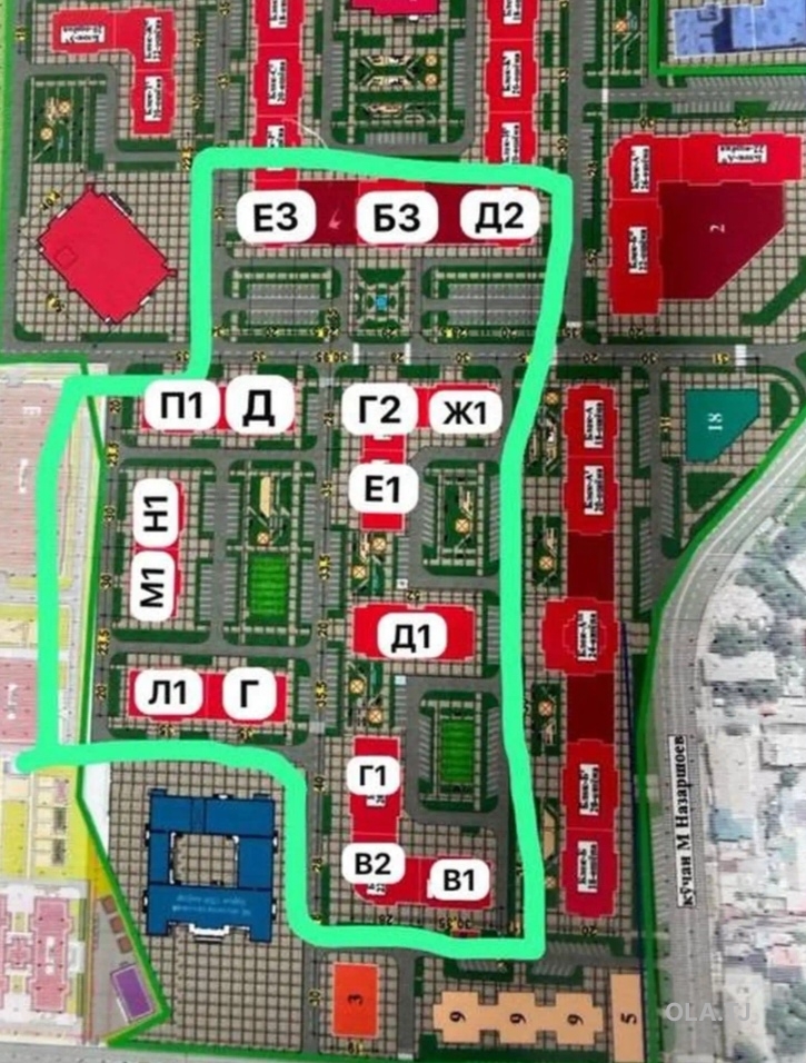 1 комнатная квартира, 3 этаж, 48 м²