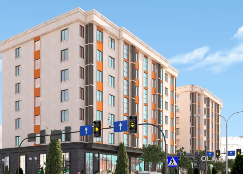 2 комнатная квартира, 7 этаж, 62 м²