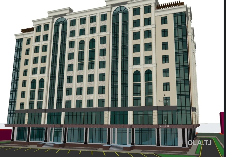 2 комнатная квартира, 9 этаж, 67 м²