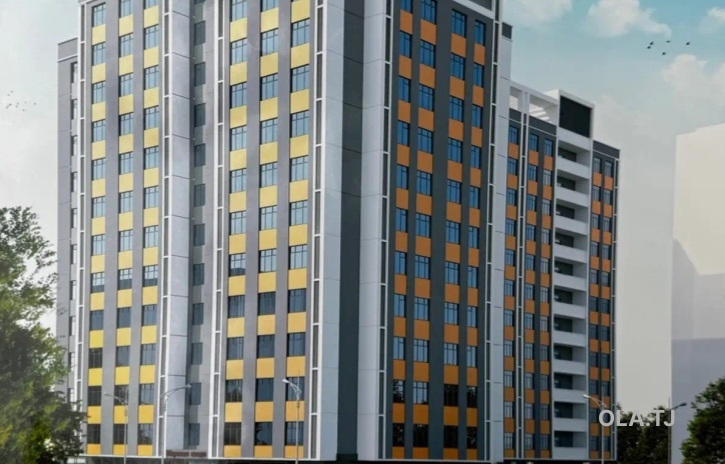 1 комнатная квартира, 13 этаж, 53 м²