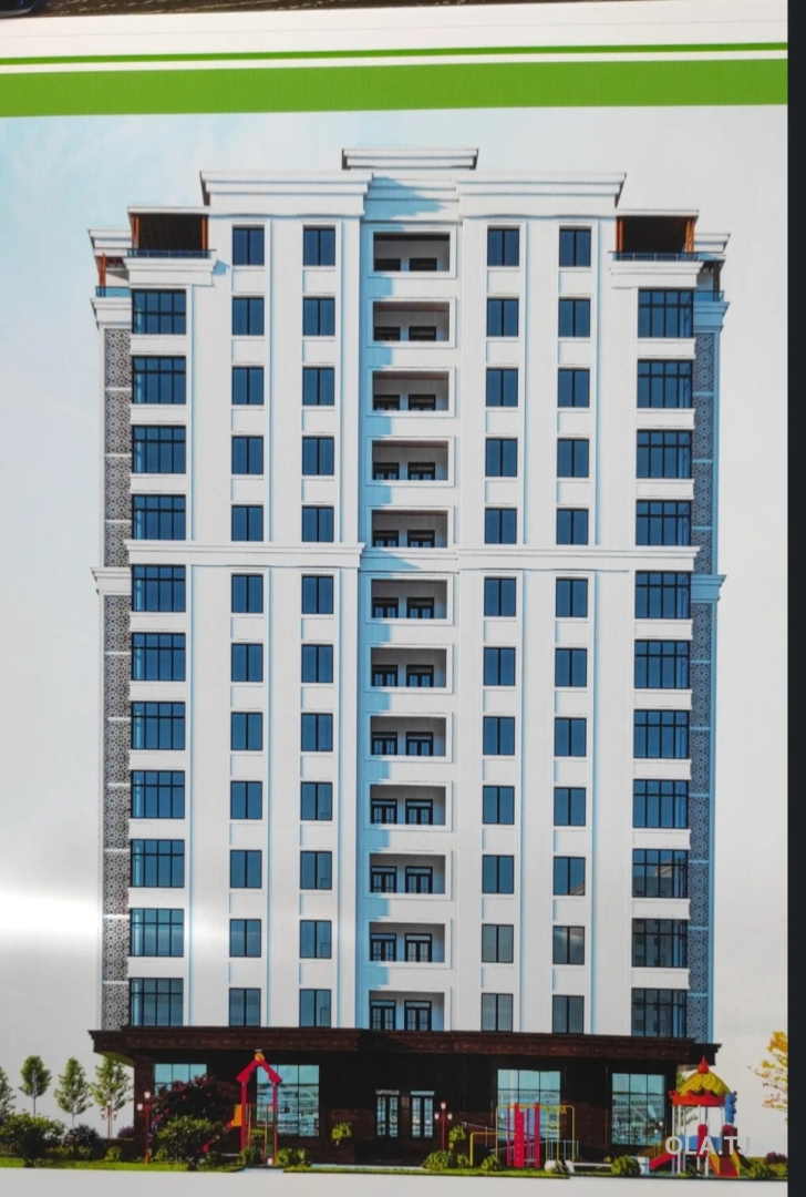 2 комнатная квартира, 2 этаж, 55 м²