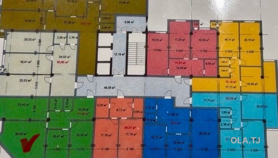 3 комнатная квартира, 6 этаж, 135 м²