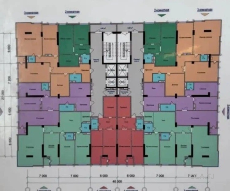 3 комнатная квартира, 16 этаж, 145 м²