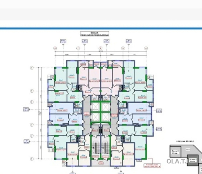 1 комнатная квартира, 9 этаж, 47 м²