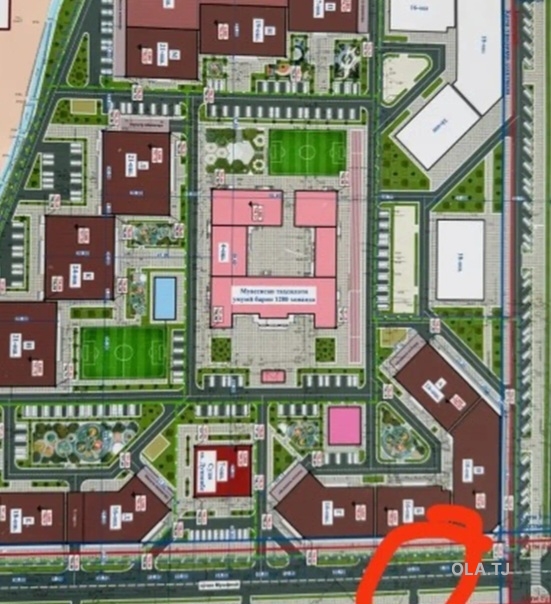 2 комнатная квартира, 13 этаж, 68 м²