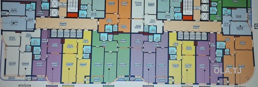 1 комнатная квартира, 12 этаж, 65 м²