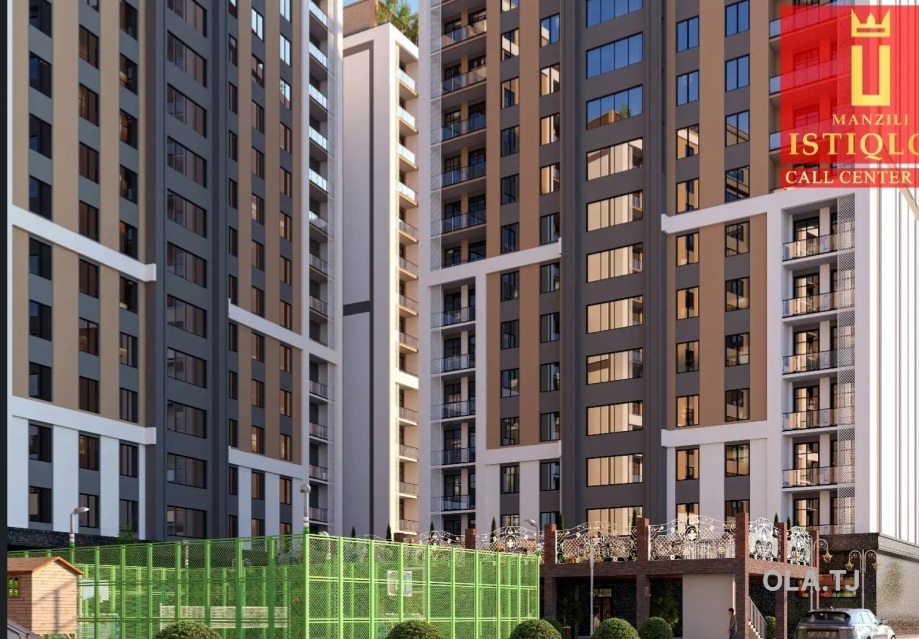 1 комнатная квартира, 8 этаж, 46 м²