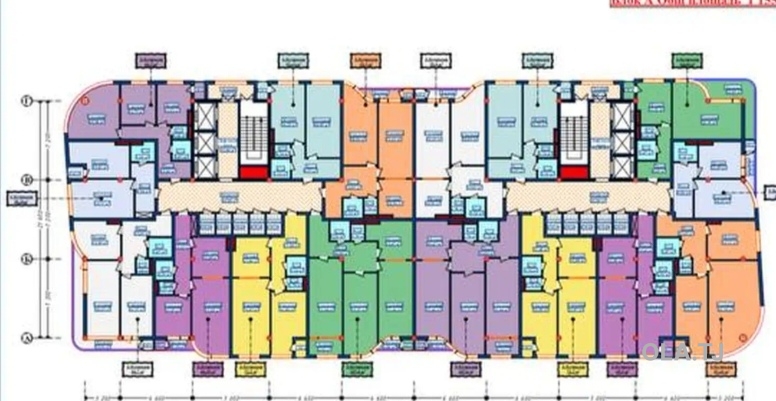 1 комнатная квартира, 3 этаж, 48 м²