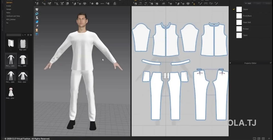 Marvelous Designer создание одежды