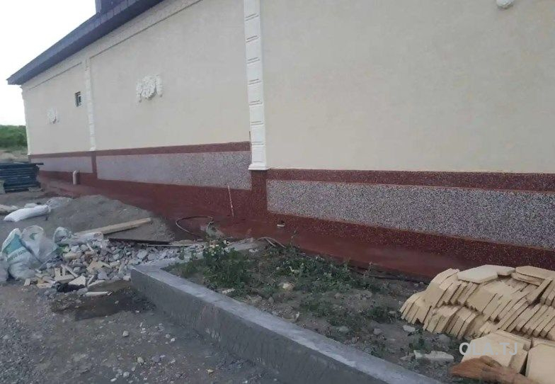 Крошка теразит для цоколя