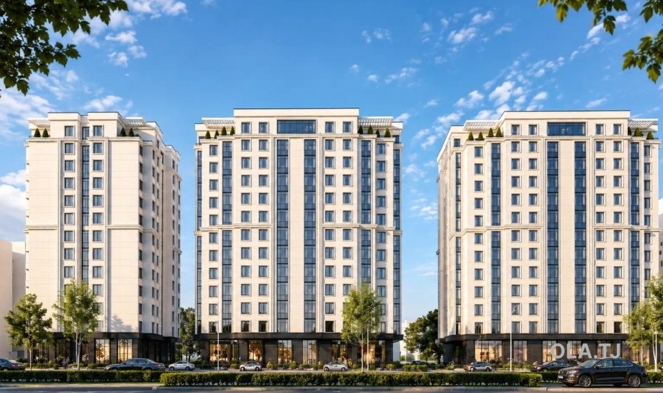 2 комнатная квартира, 3 этаж, 57 м²