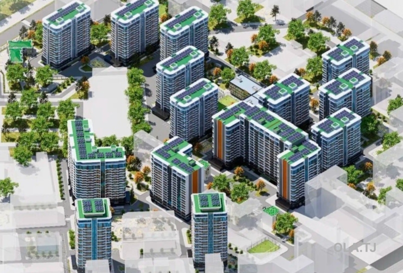1 комнатная квартира, 12 этаж, 48 м²
