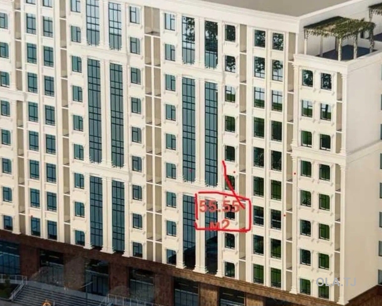 2 комнатная квартира, 4 этаж, 56 м²